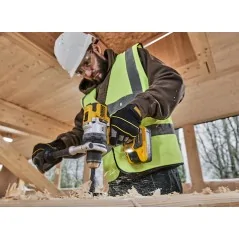 Dewalt Trapano Avvitatore 3 Velocità Con Percussione XR 18V Con Motore BRUSHLESS - 2 x XR 18V Powerstack 5Ah Dewalt Trapano Avvitatore 3 Velocità Con Percussione XR 18V Con Motore BRUSHLESS - 2 x XR 18V Powerstack 5Ah