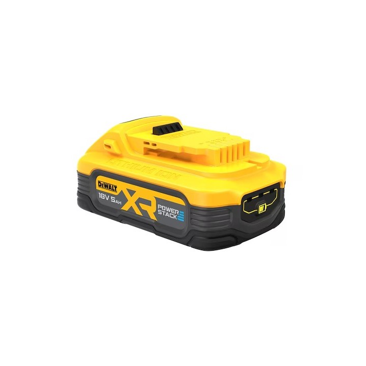 Batteria DEWALT montata su utensile XR 18V in uso