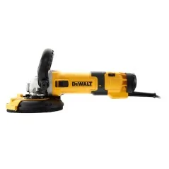 Dewalt Smerigliatrice Angolare 125mm 1500W Con Tazza Diamantata E Cuffia Di Protezione