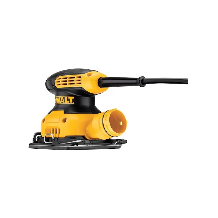 DEWALT DWE6411-QS con carta abrasiva montata 1/4 foglio
