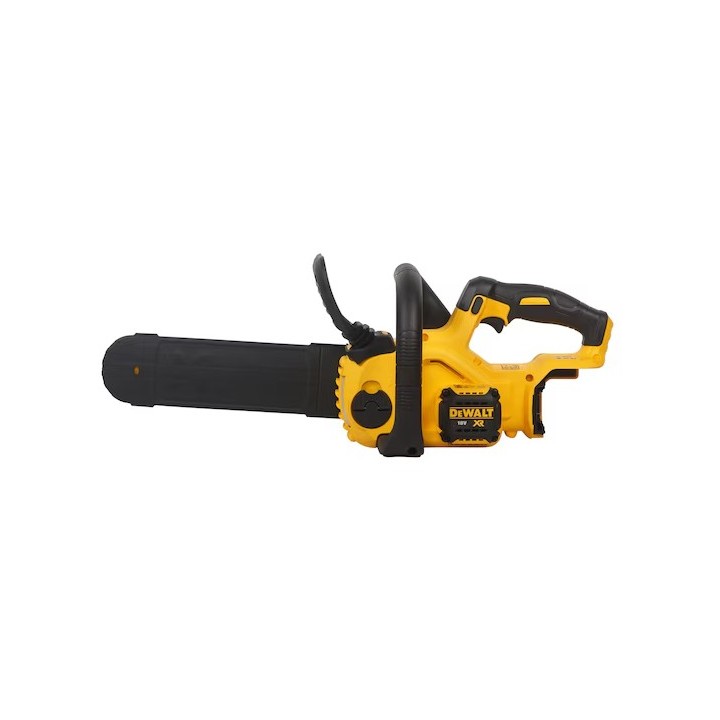 DEWALT DCM565N-XJ vista laterale barra e catena