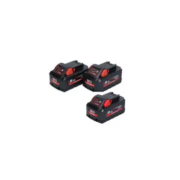 Milwaukee Kittone In Trolley + 3 Batterie 8 Ah + Caricabatterie Simultaneo