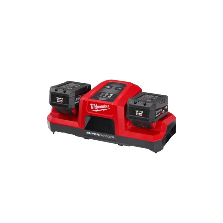 Milwaukee Kittone In Trolley + 3 Batterie 8 Ah + Caricabatterie Simultaneo