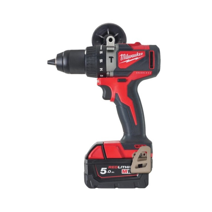 Dettaglio mandrino metallico 13 mm del trapano Milwaukee M18