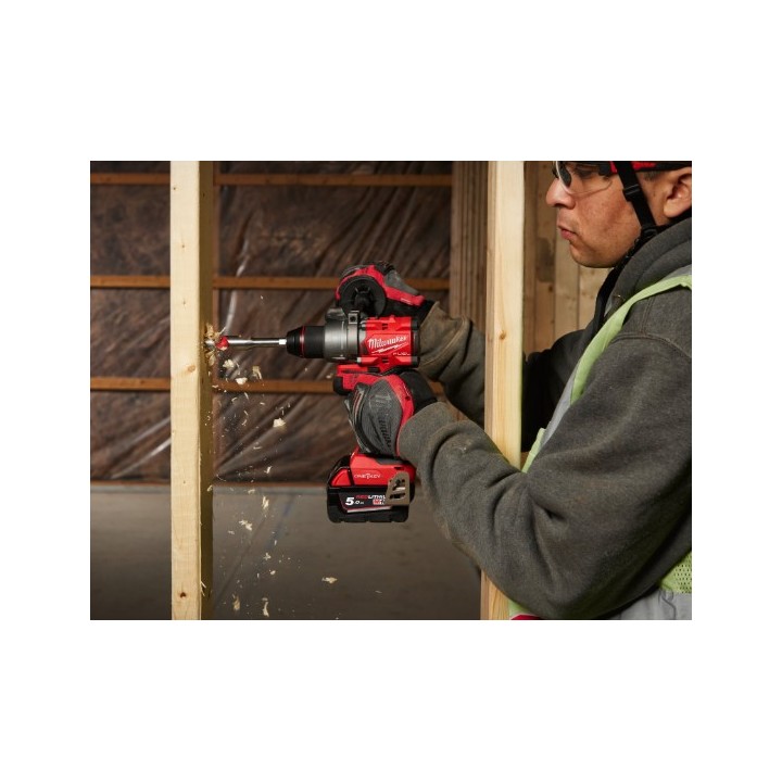 Vue de dessus de la perceuse MILWAUKEE modèle 4933492801