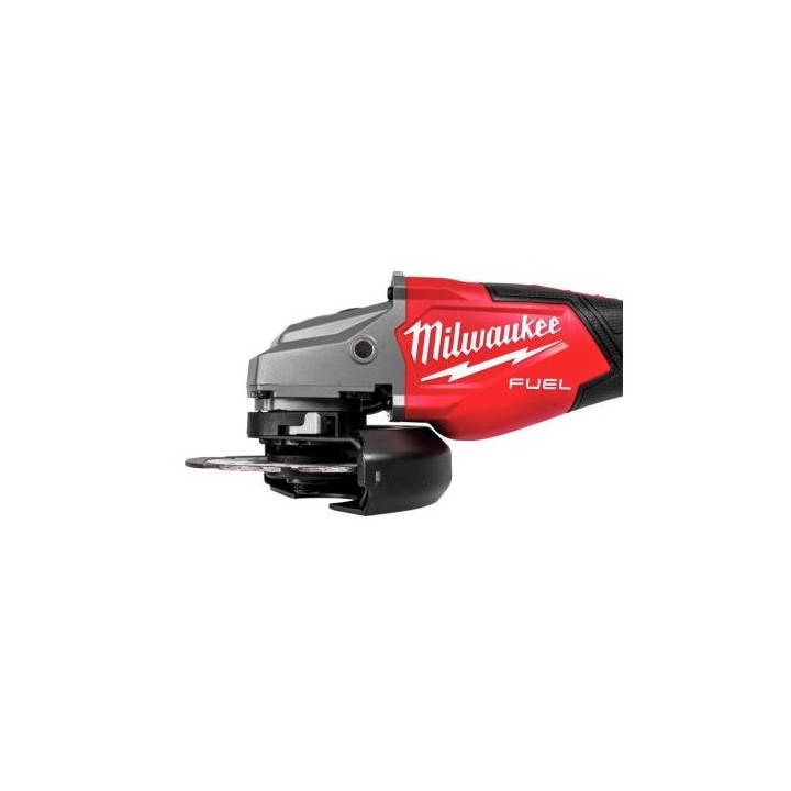 Milwaukee Meuleuse D'Angle  125 mm Avec Frein Et Interrupteur Coulissant 18 V 2x 8 Ah