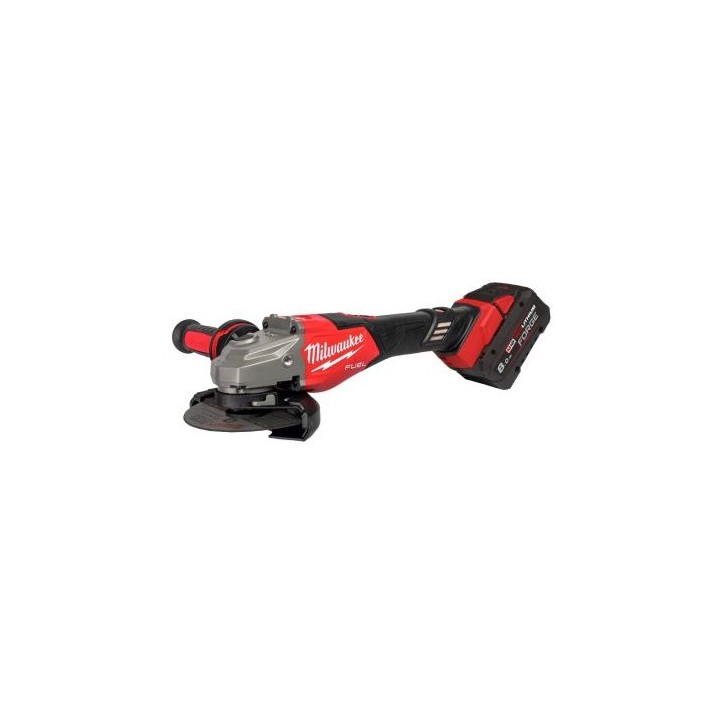 Milwaukee Meuleuse D'Angle  125 mm Avec Frein Et Interrupteur Coulissant 18 V 2x 8 Ah