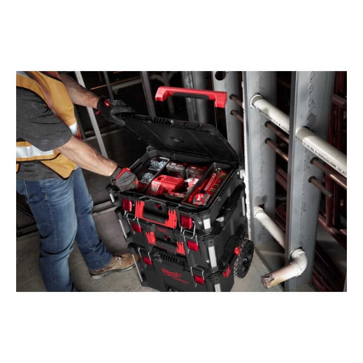 Cassetta PACKOUT™ impilata come parte del sistema modulare