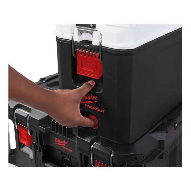 Milwaukee PACKOUT 22 in. Medium Red Tool Box with 75 lbs. Weight Capacity 48-22-8424 - The Home Depot
