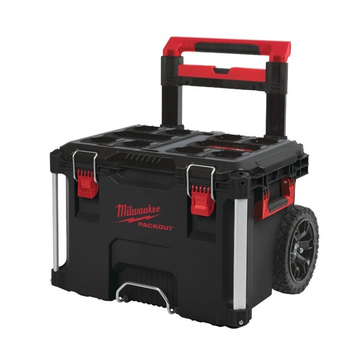 Chariot PACKOUT™ MILWAUKEE détail des roues 9"