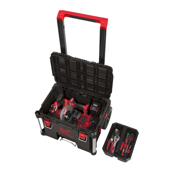 Trolley PACKOUT™ MILWAUKEE angolo rinforzato in metallo