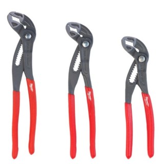 Milwaukee Set Pinze Pappagallo Regolabili 180/250/300mm 3 PZ