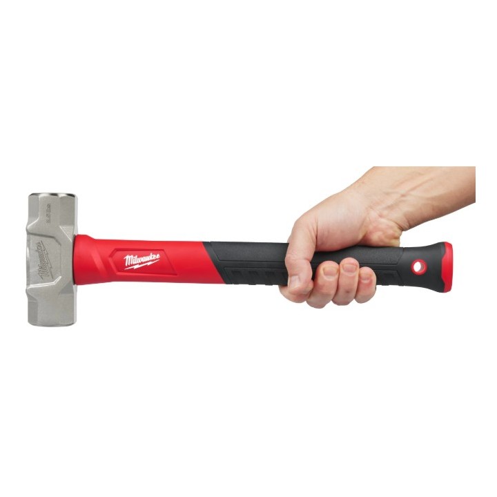 Mazzetta MILWAUKEE vista testa e zona colpo con protezione overstrike rinforzata