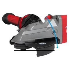 Milwaukee Meuleuse D'Angle à Tête plate  125 mm Avec Interrupteur Coulissant Et Frein M18 FUEL™ Milwaukee Meuleuse D'Angle à Tête plate  125 mm Avec Interrupteur Coulissant Et Frein M18 FUEL™