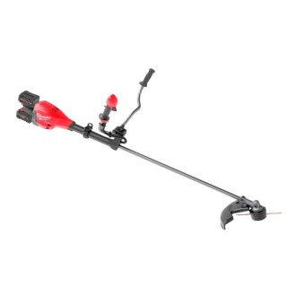 Débroussailleuse Milwaukee M18 FUEL guidon vue latérale avec protection