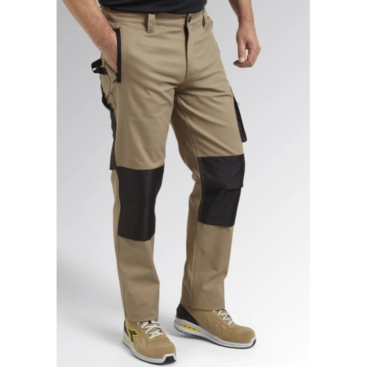 Diadora Pant Strech Performance Beige Naturale – foto 2