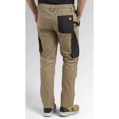Diadora Pantalon  Stretch Performance Beige Naturel