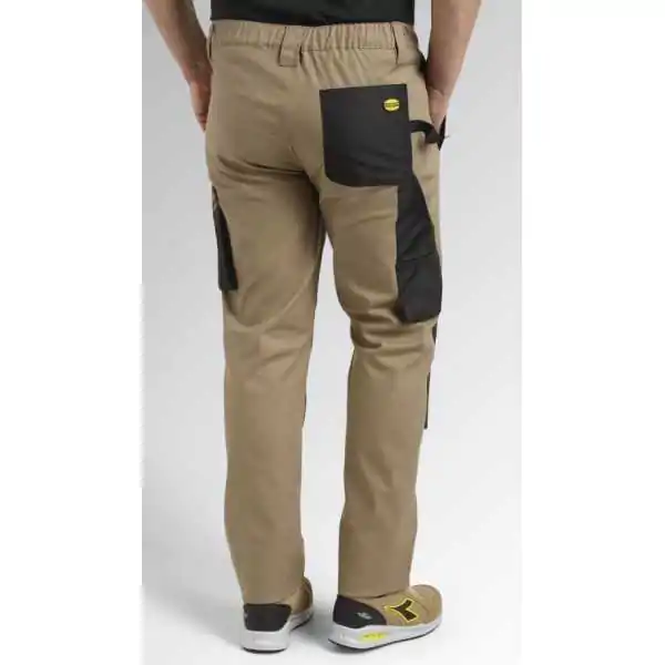 Diadora Pantalon  Stretch Performance Beige Naturel