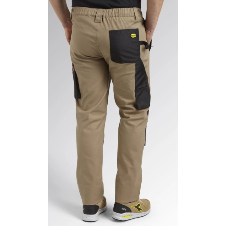 Diadora Pant Strech Performance Beige Naturale – foto 3