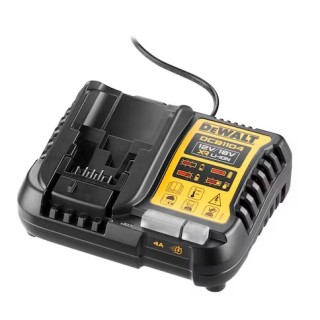 DEWALT DCB1104 chargeur XR 4A vue avant avec voyants LED