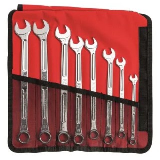 Usag Jeu De Clés à Cliquet , Clés Mixtes  X-Grip, 8 Pièces, Acier Au Chrome-Vanadium