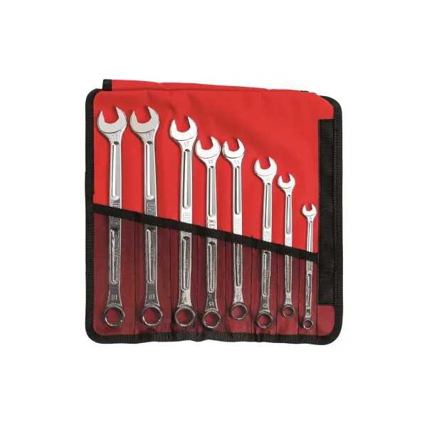 Usag Set Di Chiavi A Cricchetto Usag X-Grip Combination Wrenches, 8 Pezzi, Acciaio Al Cromo-Vanadio Usag Set Di Chiavi A Cricchetto Usag X-Grip Combination Wrenches, 8 Pezzi, Acciaio Al Cromo-Vanadio