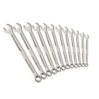 Usag Jeu De Clés Mixtes à Cliquet  X-Grip, 12 Pièces, Acier Au Chrome Vanadium