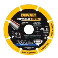 Dewalt Disque Diamanté  Extreme 115 x 22,23 x 1,3 mm