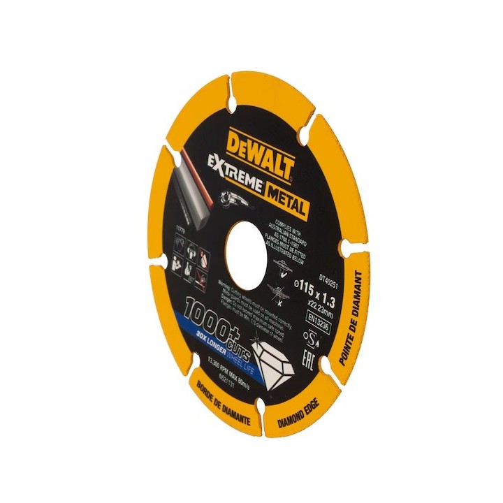 Dewalt Extreme Diamond Disc 115 x 22.23 x 1.3mm
