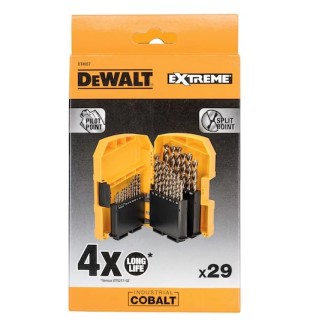Dewalt Coffret De 29 Embouts HSS-E En Cobalt Dans Un Coffret En Plastique