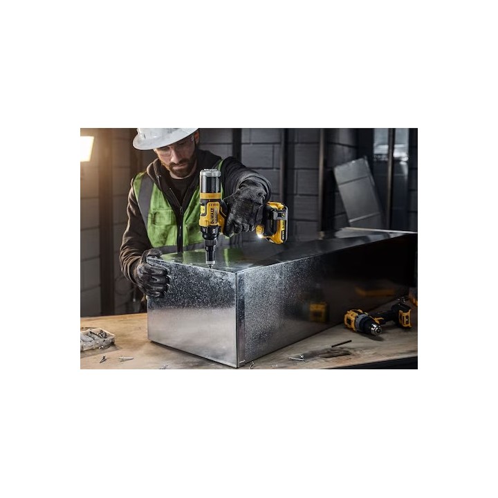 Rivettatrice DEWALT DCF403NT-XJ con indicazione del riferimento modello