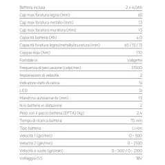 Perceuse-visseuse + meuleuse Aeg Kit A 18 V 4 Ah Perceuse-visseuse + meuleuse Aeg Kit A 18 V 4 Ah