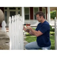 Black+Decker  Perceuse-Visseuse Sans Fil 12 V Au Lithium Avec étui