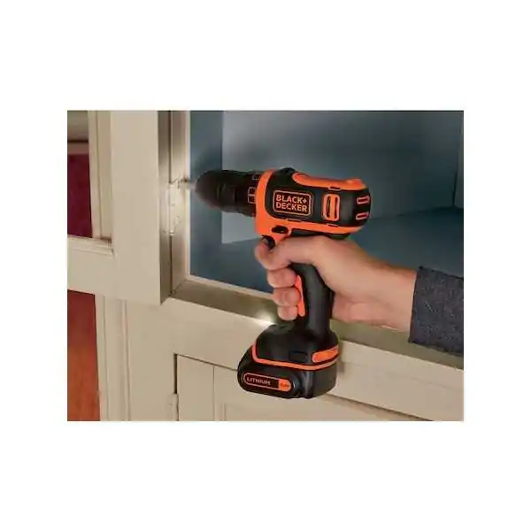 Black+Decker  Perceuse-Visseuse Sans Fil 12 V Au Lithium Avec étui