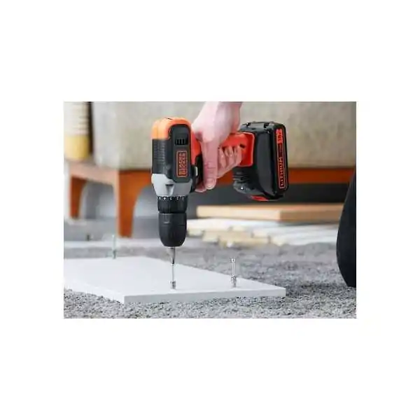 Black+Decker Perceuse-Visseuse Sans Fil  18 V - 1,5 Ah