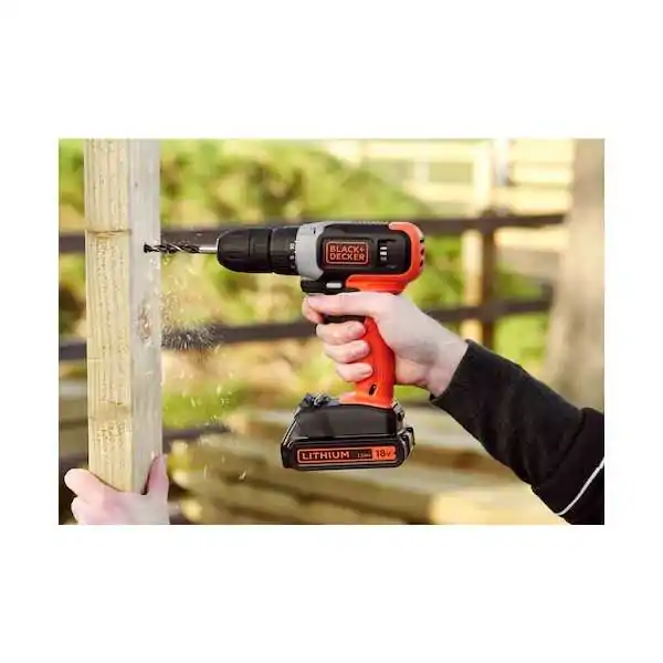 Black+Decker Perceuse-Visseuse Sans Fil  18 V - 1,5 Ah