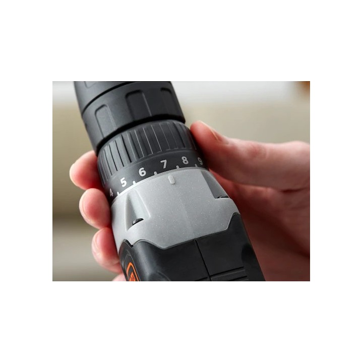 Black+Decker Trapano Avvitatore A Batteria 18V- 1,5Ah