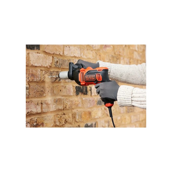 Black+Decker Perceuse à Percussion  850 W Avec étui
