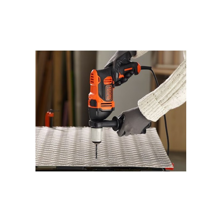 Black+Decker Trapano A Percussione 850W In Valigetta
