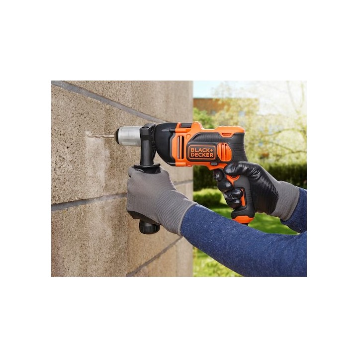 Black+Decker Trapano A Percussione 850W In Valigetta