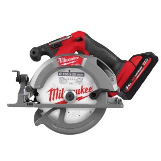 Vue avant scie circulaire MILWAUKEE M18 FUEL 4933493589