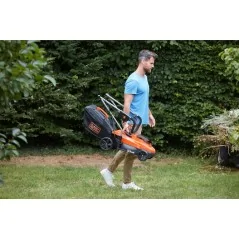 Black+Decker Tondeuse à Gazon Sans Fil  36 V Avec 2 Batteries 36 V 2,5 Ah