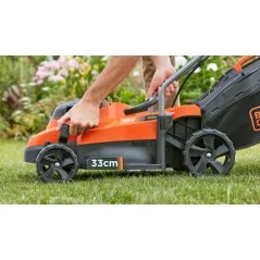 Black+Decker Tondeuse à Gazon Sans Fil  36 V Avec 2 Batteries 36 V 2,5 Ah