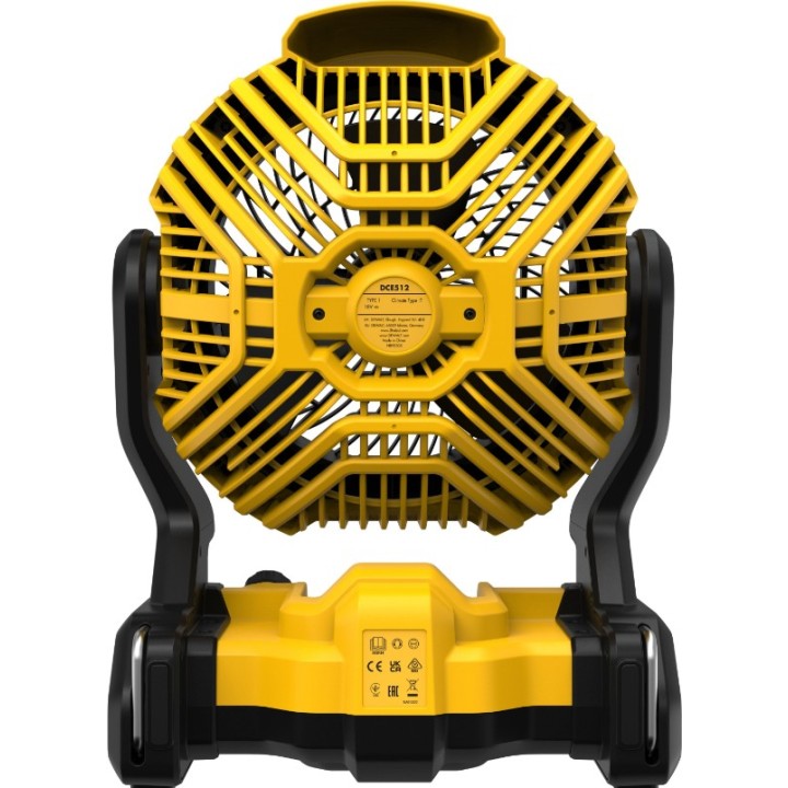 DEWALT DCE512N-XJ ventilateur avec crochets de suspension