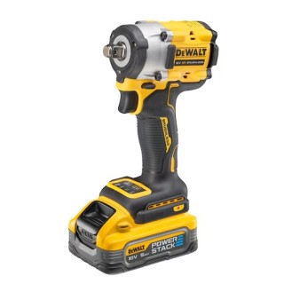 Dewalt Clé à Chocs  Compatton 1/2" à Anneau De Serrage 18 V XR Sans Balais - 2 Batteries POWERSTACK 5 Ah