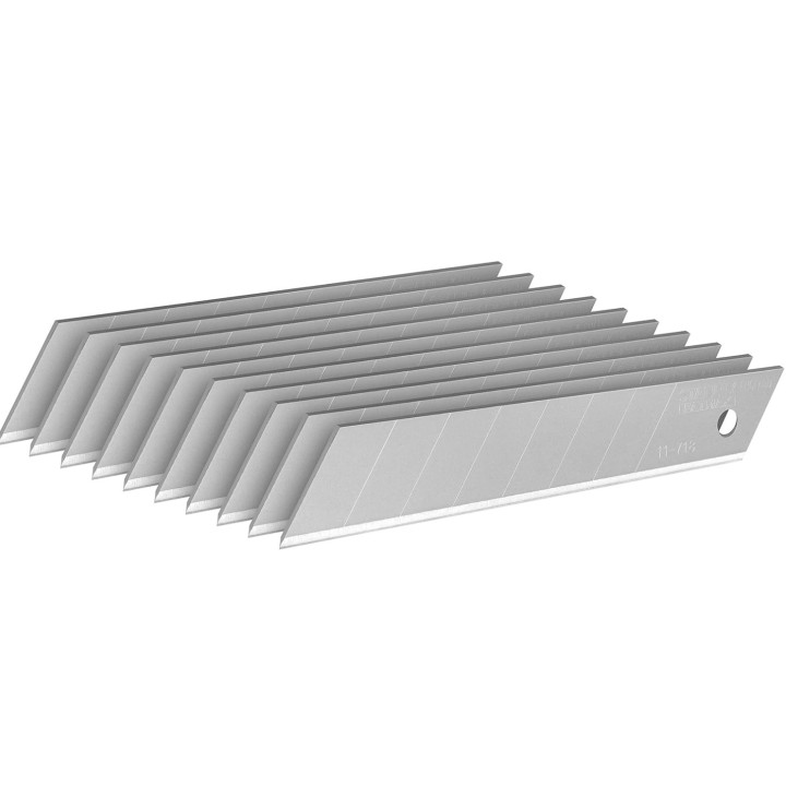 Dispenser trasparente con lame STANLEY FatMax 18 mm, vista angolata