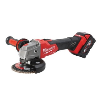 Meuleuse d'angle Milwaukee M18 FUEL 125 mm vue latérale