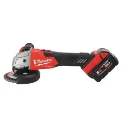Meuleuse d'angle Milwaukee M18 FUEL™ 125 mm avec interrupteur coulissant et frein Meuleuse d'angle Milwaukee M18 FUEL™ 125 mm avec interrupteur coulissant et frein