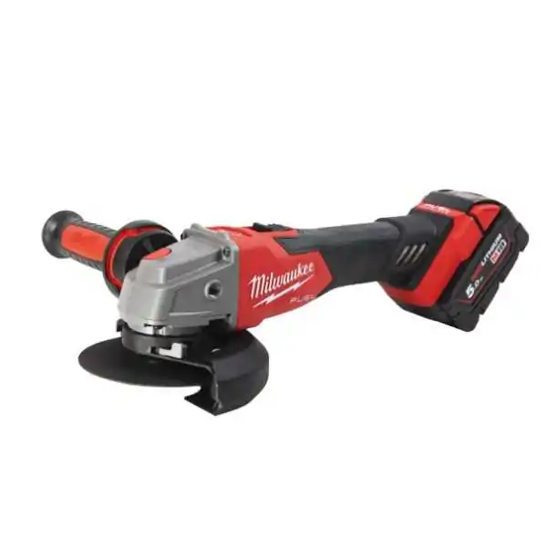 Meuleuse d'angle Milwaukee M18 FUEL™ 125 mm avec interrupteur coulissant et frein Meuleuse d'angle Milwaukee M18 FUEL™ 125 mm avec interrupteur coulissant et frein