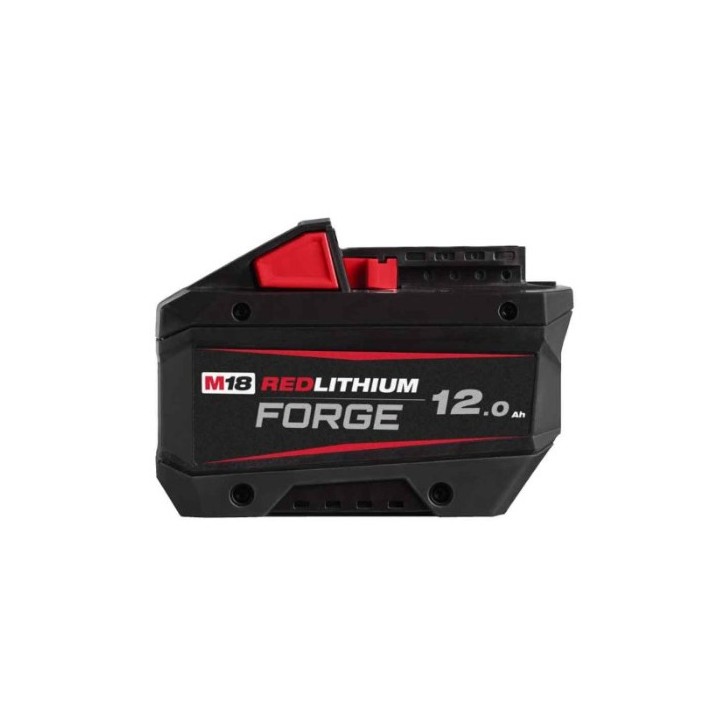 Dettaglio batteria M18 FB12 Forge Output 12Ah lato etichetta